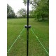 Brookite windsock pole steady with 4 x Hi-Vis Guy Ropes